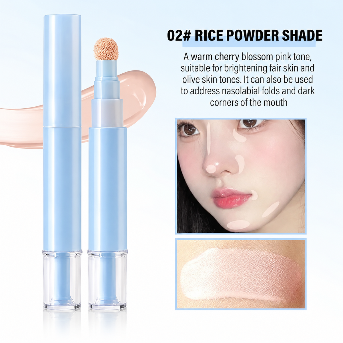 🔥Buy 1 Get 1 Free ( 2 Pcs Total ) NOW!💄Multipurpose Hydrating Liquid Concealer Pen  ✨